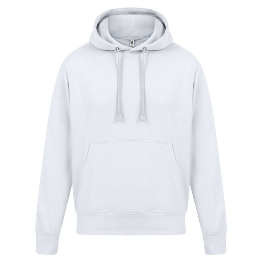 Casual Classics Mens Ringspun Cotton Hoodie / White
